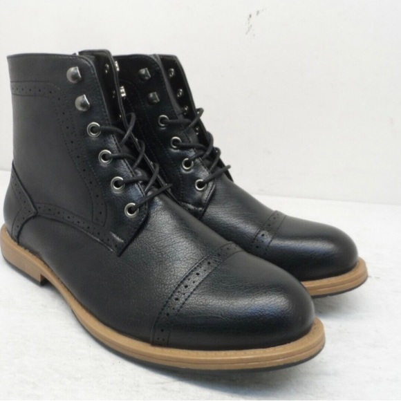 Golaiman Shoes Golaiman Mens Midcut Leather Sidezip Chukka Boots